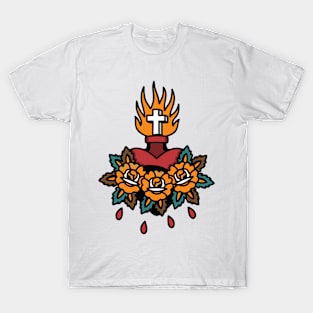 Sacred heart rose T-Shirt